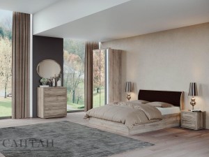 Модульная спальня Камелия Monro (Сантан) Дуб серый
